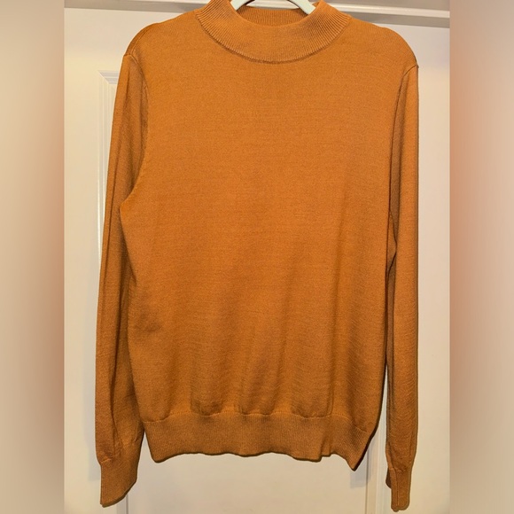 JEFF Brown Tan Knit Sweater size L - Picture 3 of 10